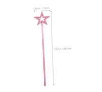 BESPORTBLE 12 Bacchette Punte per Plastica Colorata Rosa Azzurro Verde per Feste Compleanno e Halloween Accessori Riutilizzabili e Sicuri per Bambine