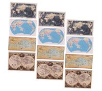 BESPORTBLE 12 in miniatura mini mappa della casa delle accessori per case delle in miniatura Decorazioni mini accessorio