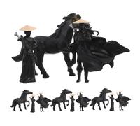 BESPORTBLE 12 Miniature Figurine Resin Chinese Cultural Ornaments Ancient Style Desktop Decor For Fish Tanks And Bonsai Pots