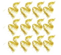 BESPORTBLE 12 Pezzi Bastoncino con Stella e Campanellino, 60cm, Oro, per | Legno e Plastica con Pu e Ferro, Nastri Tinsel, Effetto Foil Metallico