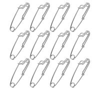 BESPORTBLE 12 pezzi di moschettoni per esche da pesca: connettore con fibbia a scatto con occhiello chiuso in acciaio inossidabile - attrezzatura da pesca resistente per palangari e tonni - adatta ad