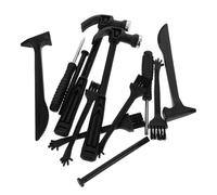 BESPORTBLE 12 Pezzi Kit Archeologico Attrezzi da in Plastica con Martello Scalpello e Pennello per Gioco Educativo e Apprendimento Scientifico Portatile e Adatto Esterni e Interni