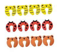 BESPORTBLE 12pezzi Fermaporta Cartoni Animati Anti-pizzicamento Delle Cuscino Fermaporta Per e Finestre Adatto Per Ragazzo Ragazza Ragazza e Animali Domestici Facile Installare e Rimuovere