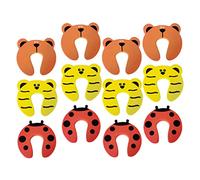 BESPORTBLE 12pezzi Fermaporta Per Animali Antischiacciamento Protezione Per Dita Fermaporta Per Porte Design Forma Di Animale Per Ragazzo Ragazza Ragazza