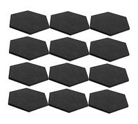 BESPORTBLE 12pezzi Pannello Fonoassorbente Semplice Per Pareti Cuscinetto Acustico in Materiale Isolante Strumento Riduzione Del Rumore Pannello Acustico Per Ambienti Piccoli e Medi