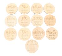 BESPORTBLE 13 Dischi Milestone per Accessori Fotografici per Registrare La Del per Shower e Commemorazioni