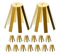 BESPORTBLE 15 Pezzi Spessore Adattatore Golf in Ottone a Otto Bracci | Oro, per Pratica Quotidiana e Sul Campo, Design Octopus, per Golfisti Amatoriali e Professionisti