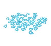 BESPORTBLE 150 Pezzi Anelli in Acrilico Blu Leggeri e Pratici Connettori per Gioielli Fai da Te per Braccialetti e Altri Lavori Creativi