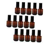 BESPORTBLE 15pezzi Bottiglie Vuote Per Unghie Vetro Con Contenitori Ricaricabili Per Nail Art e Trattamenti Unghie Per Viaggi e Touch-up