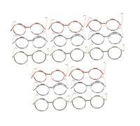 BESPORTBLE 15pezzi Occhiali Da Montatura in Filo Per Vestire La Accessori Moda Per Bambole Da Mini Porta