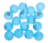 BESPORTBLE 16 Palline Numerate per Lotteria e Palline da Gioco Raffle Leggere e Compatte per Bingo Scommesse e Intrattenimento Familiare