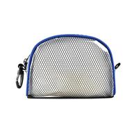 BESPORTBLE 1pc Rampone Storage Bag Riutilizzabile Mini Borse Vuoto Duffel Borse Wet Bag Trasparente Zip Pouch Climbing Tote Phone Tool Zipper Pouch Belt Pen Duffle Net Ramponi Titolari PVC