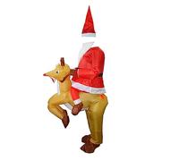 BESPORTBLE 1Pezzi Costume Gonfiabile Natalizio Con Vestito Natale Panno Gonfiabile Per Riutilizzabile e Lavabile