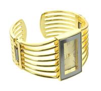 BESPORTBLE 1pezzi Orologio Da Polso Donna Quarzo Elegante Vintage Con Cassa e Bracciale in Acciaio Inossidabile Oro Design Delicato e Regalo Raffinato Per Amiche e Collezione