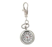 BESPORTBLE 1pezzi Orologio da Tasca Resistente in Materiali di Leggero e Durevole Super Trasparente per Chiara Lettura Portachiavi o Ciondolo da Appendere alla Borsa per Infermieri Regalo