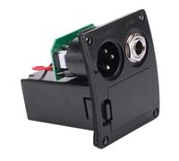 BESPORTBLE 1pezzi Pick-up Eq Sound Microfono Per Chitarra Quattro Stadi Pick-up Per Strumenti Musicali Folk Nero