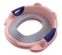 BESPORTBLE 1pezzi Sedile Riduttore Per Wc Per Ragazzo Ragazza Ragazza Cuscino in Pu Schienale Aerodinamico Arco Confortevole Ingranaggio Anteriore Aumentato Fibbia Antiscivolo Installazione