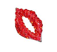 BESPORTBLE 1pezzi Spilla Rossetto Realizzata in Materiale Ad Tenacità Non Si Deforma Si Facilmente La Spilla Rossa Protegge Bene e Previene Gli Incidenti Al Aggiungendo Un Tocco All