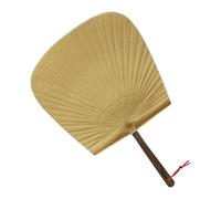 BESPORTBLE 1pezzi Ventaglio Giapponese Rotondo in Carta e Bamboo Artigianale e Portatile Ventilatore Mano Vintage per Regalo e Decorazione