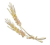 BESPORTBLE 1pezzo Spilla Delicata a Forma Di Spighetta Di Grano Squisita Spilla Da Petto Decorativa Dorata Ornamento Per Abbigliamento