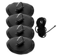 BESPORTBLE 1Set D-Ring Patch per Kayak e Gonfiabile Ancoraggio in PVC Rinforzato per SUP e Canoe Accessori per Kayak e Gommone