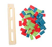 BESPORTBLE 1set Domino Per Colorati Clip Per Effetto Domino Educativo Per Sviluppare Creatività e Colori Random