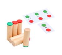 BESPORTBLE 1Set Educativo Interattivo Legno con Tubo Audio per Sviluppo Sensoriale e Cognitivo Materiale Sicuro e Resistente Facile da Trasportare
