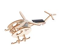 BESPORTBLE 1Set Elicottero Solare da Te Legno Educativo per Esperimenti Scientifici Kit Ingegneria per Volo Sostenibile e Alimentato