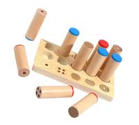 BESPORTBLE 1Set Giocattoli Sensoriali Montessori Legno Cilindri Uditivi per Educazione Precoce per Sviluppare e Relazione Genitore