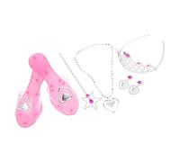 BESPORTBLE 1set Gioielli Da Per e Scarpe Eleganti Per Compleanni e Cosplay Costume Da Per Piccole Ragazze