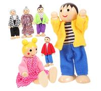 BESPORTBLE 1Set Legno Ruolo Figure Piccole e Movibili Per Stimolare Immaginazione Dei e Raccontare Divertenti