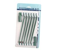 BESPORTBLE 1set Spazzolini Per Cani Kit Completo Per Pulizia Con Spazzolino Doppia Testa e Spazzolino Per Dita Per Cani e Gatti Materiale Di Alta Qualità Facile Da Usare e Confortevole