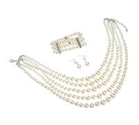 BESPORTBLE 1Set Sposa Con Collana Imitazione Bracciale e Coordinati Accessori Per Speciali