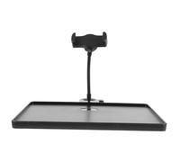 BESPORTBLE 1Set Telefono con Vassoio Rack per Scheda Audio Accessorio per Streaming Live e Karaoke Resistente e Pratico con Clip per Smartphone e Spazio Aggiuntivo