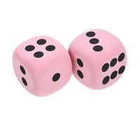 BESPORTBLE 2 Dadi Giganti EVA Morbidi Colorati per Giochi da Tavolo Attività e Feste Multifunzionali e Silenziosi Accessori Divertenti per Party