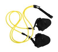 BESPORTBLE 2 Fasce Resistenza con Pagaie Mani Cintura Alta Elasticità per Allenamento Muscolare e Piscina Compatte e per Migliorare Tecnica e Prestazioni