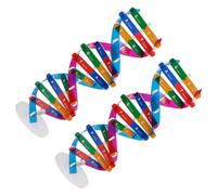 BESPORTBLE 2 Kit Di Montaggio Dna a Doppia Spirale Scientifico Per Bambino Bambina Giocattolo Educativo Di Genetica Umana Per Insegnamento
