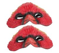 BESPORTBLE 2 Maschere Per Uccelli Maschera Divertente Per Mascherata A Forma Di Copricapo Con Testa Di Animale Per Halloween Carnevale Spettacoli Teatrali Bomboniere