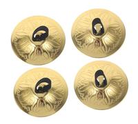 BESPORTBLE 2 paia Cimbali Dito Rame Portatili per Strumenti Musicali per Danza e Intrattenimento Cimbali per Creare Melodie e Frizzanti Facili da Usare e Design Resistente e Duraturo