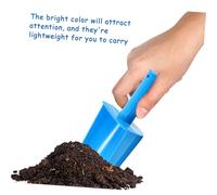 BESPORTBLE 2 Palette da Spiaggia per Shovel in PP Resistente Leggere e Facili da Trasportare Gioco Multifunzionale per Mare Giardino e Piscina Blu e Giallo