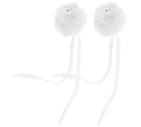 BESPORTBLE 2 Palline Decorative per con Campanella da Pom Poms Fluffy per Pattinaggio su da e Accessori per da Ghiaccio e Roller Skate