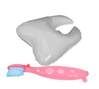 BESPORTBLE 2 Palloncini Forma Dente per Compleanno e Shower Palloncini Alluminio Bianco e Rosa Spazzolino Decorazioni per La Prima Del Dente e Tema