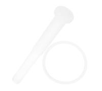 BESPORTBLE 2 Pezzi Acoustic Crystal Singing Bowl Mallet With Rubber Coated Acrylic Resonant Rod For Meditation Yoga Sound Therapy Portable Durable