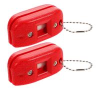 BESPORTBLE 2 Pezzi Affilacoltelli e Versatile per Pattini da Ghiaccio in Pietra Arenaria Rossa, Affilatura Rapida per Pattinaggio Artistico e Hockey su Ghiaccio