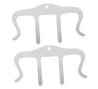BESPORTBLE 2 pezzi Clip per Spartiti Musicali in Metallo Fermasfoglio Compatto e Portatile per Pianoforte Tromba e Strumenti Design Moderno e Resistente per Musicisti