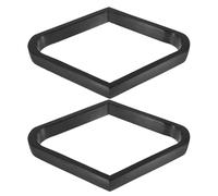 BESPORTBLE 2 Pezzi di rastrelliera per Biliardo a rombo: rastrelliera in Legno massello per Biliardo a 9 Palline per Giochi da Tavolo - Accessori da in Legno per attività Ricreative domestiche