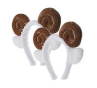 BESPORTBLE 2 Pezzi Fascia Ad Artiglio Pecora Gruppo Musicale Corno Fasce Per Ragazze Agnello Il Orecchio Orecchie Pelose Compleanno Cosplay Copricapo Da Festa Foto Prop Coffee Stoffa