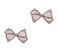 BESPORTBLE 2 Pezzi fiocco a forcina piccolo che fa i primi passi reti Nozze fiocchi per da ragazza piccoli fermagli per fermagli per da ragazza lega rosso