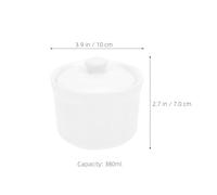 BESPORTBLE 2 Pezzi French Onion Soup Pot in Porcelain Ceramic Steaming Casserole With Lid Soup Crocks For Oven Microwave Dishwasher Safe