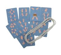 BESPORTBLE 2 Pezzi Gioco Corda Cat Cradle per Portatile Gioco Interattivo di Tessitura per Stimolare Creatività Apprendimento Cooperativo e Familiare